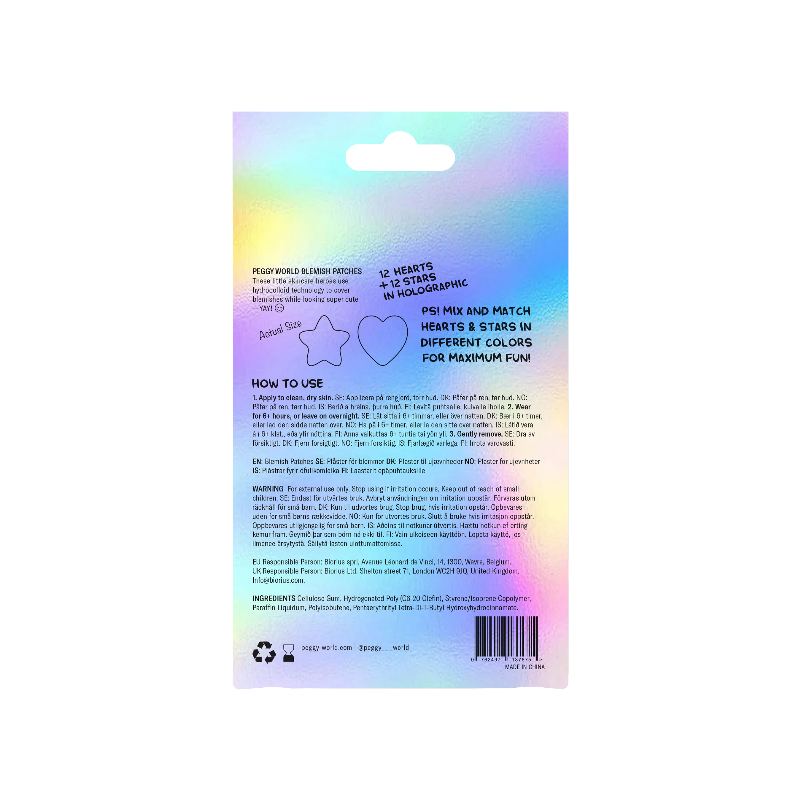 Blemish Patches Holographic