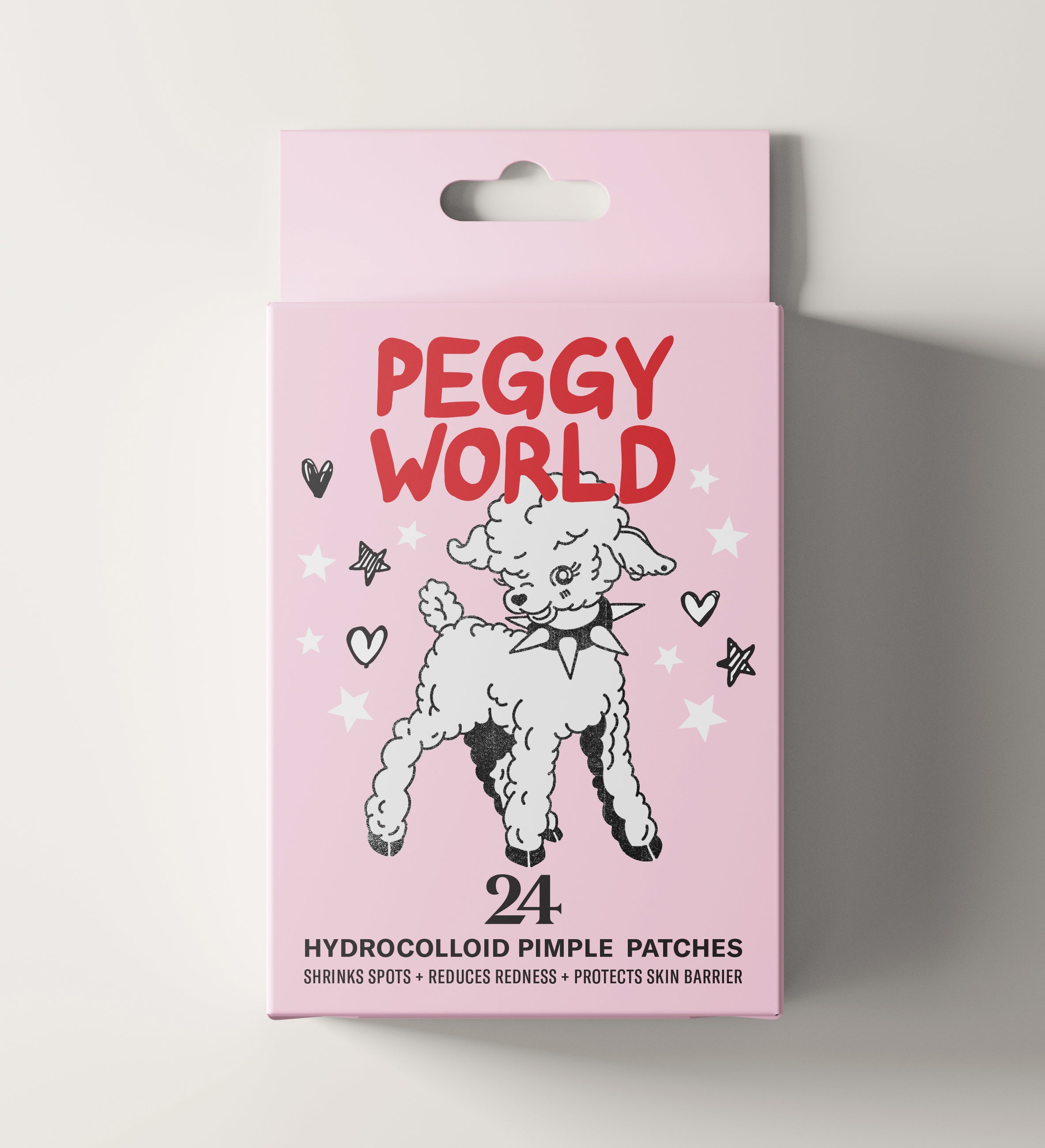 Hydrocolloid pimple patches pink packaging front – Peggy World